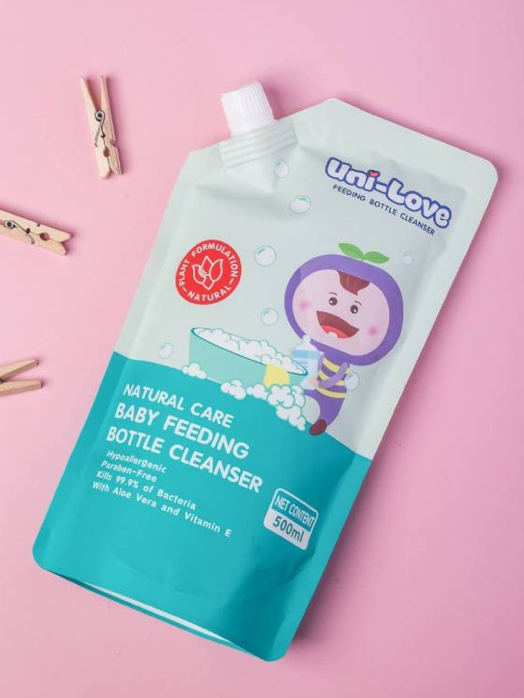 Unilove Baby Bottle Cleanser 500ml (2Pack) edamama